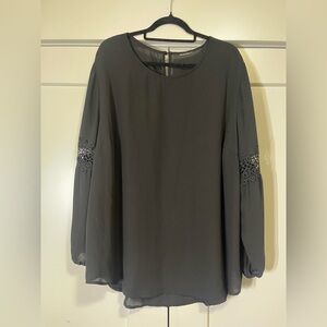 Elegant Black Women's Top